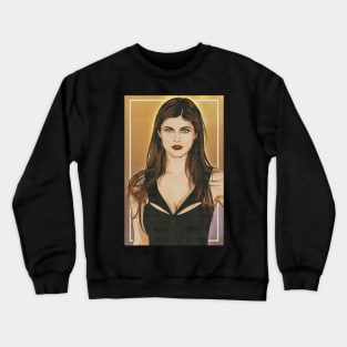 Alexandra Daddario Illustration Crewneck Sweatshirt